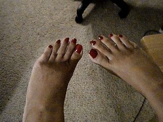 性感的脚和脚趾
